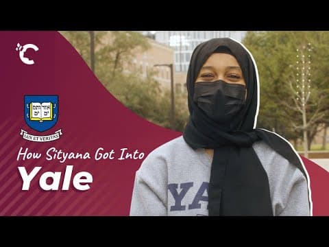 How Sityana Got Into Yale with Crimson Access Opportunity!