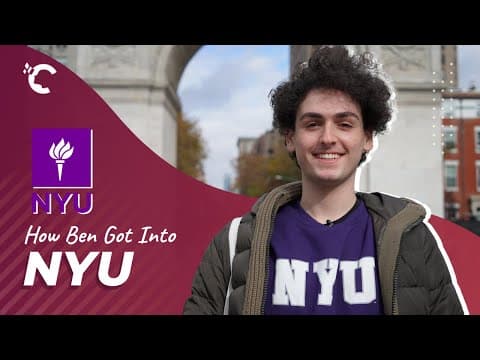 How Ben Got Into NYU