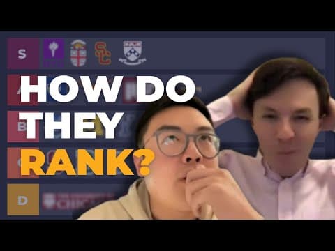 アイビーリーグ卒業生のJamie BeatonとFangzhou Jiangによる究極のアイビーリーグランキング